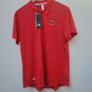 Adidas Ladies XL New With Tags US Open Red Polo